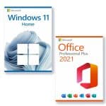Vorteilspaket Microsoft Windows 11 Home + Microsoft Office 2021 Professional