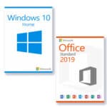Vorteilspaket Microsoft Windows 10 Home + Microsoft Office 2019 Standard