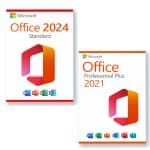 Microsoft Office 2024 Standard + Microsoft Office 2021 Professional Plus für 3 PC